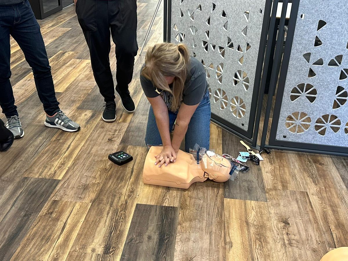 Emergency First Aid at Work training in Newcastle